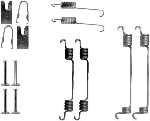 HELLA PAGID Комплектующие, тормозная колодка 8DZ 355 200-611